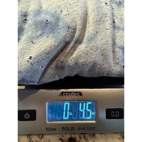 Guess Tie Dye T Shirt Mens XS Short Sleeve Crewneck White Blue Destroyed Holes - Picture 14 of 14